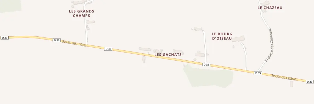 Plan du 5192 Les Gachats à Treban