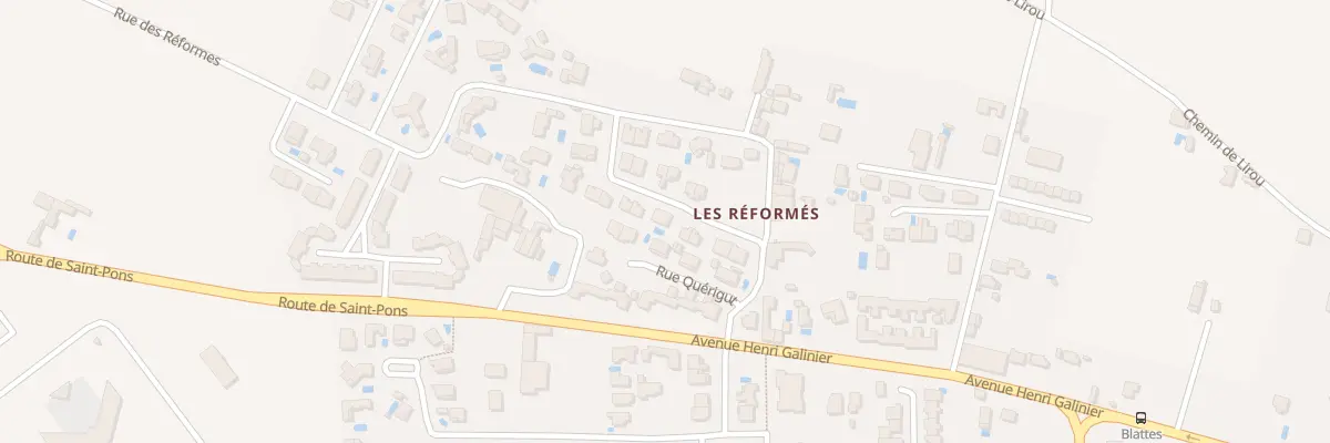 Plan du 73 Rue Jean Saucet à Béziers