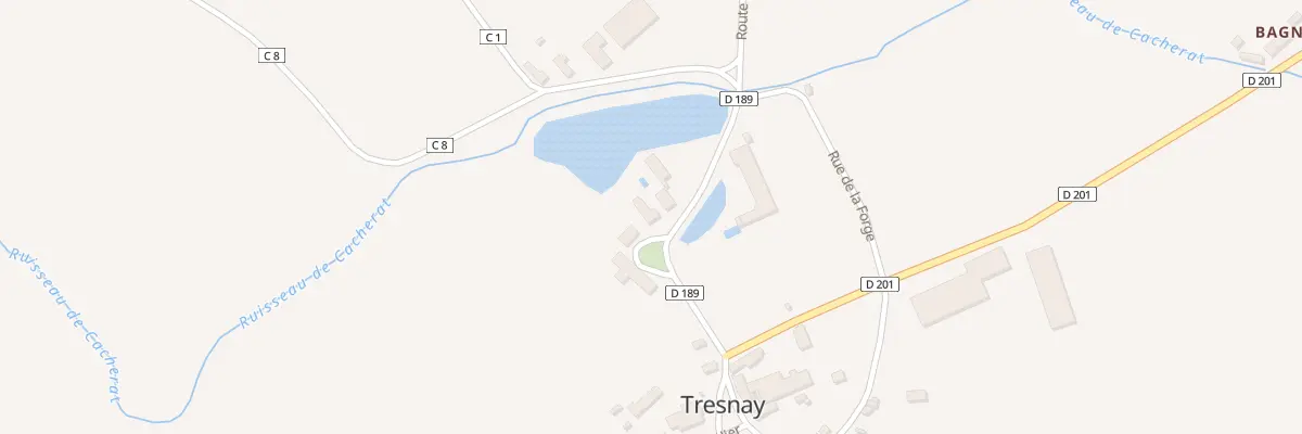Plan du 21 Le Bourg à Tresnay