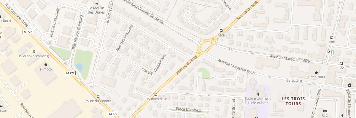 Plan du 3 Rue des Boutons d’Or à Cournon-d’Auvergne