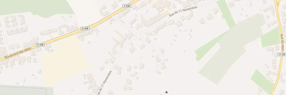 Plan du 54A Rue du Onze Novembre à Flines-lez-Raches