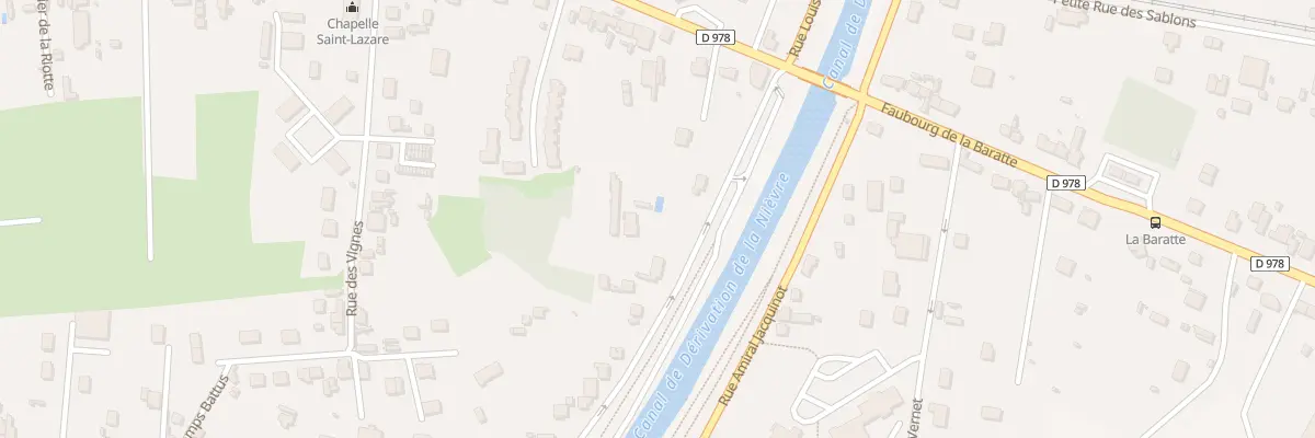 Plan du 101 Rue de la Fosse aux Loups à Nevers