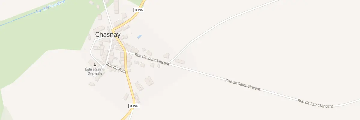 Plan du 16 Le Bourg à Chasnay