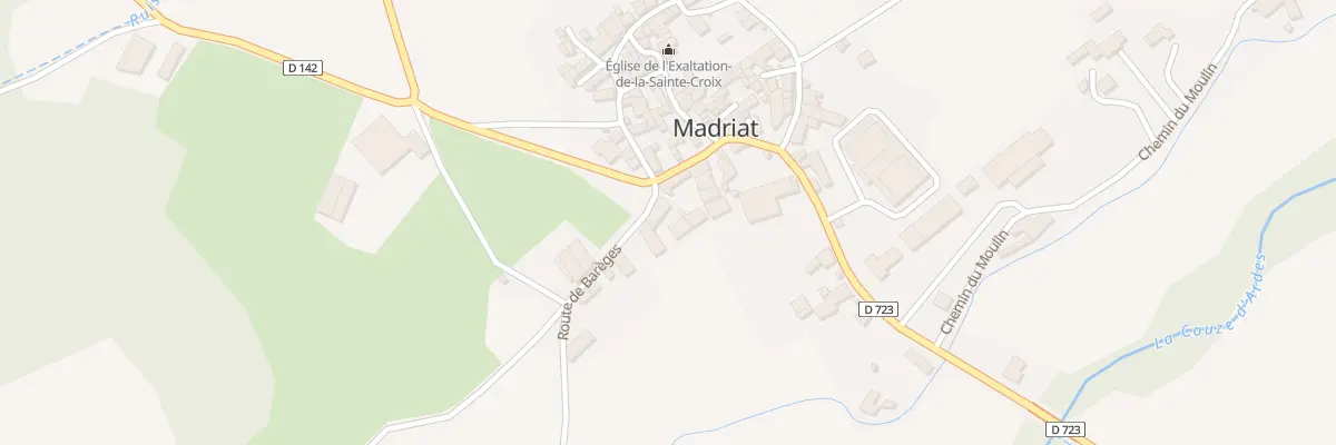 Plan du 4 Rte de Barege à Madriat