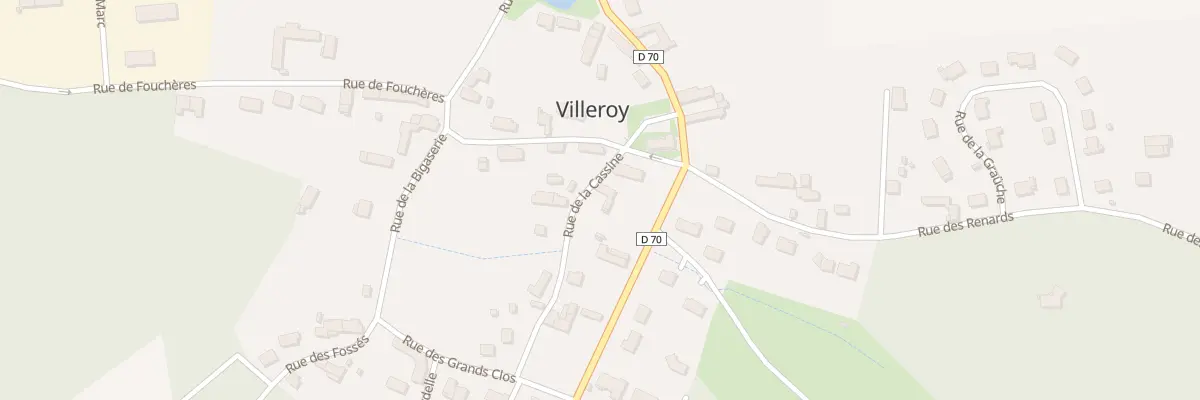 Plan du 3 Rue de la Cassine à Villeroy