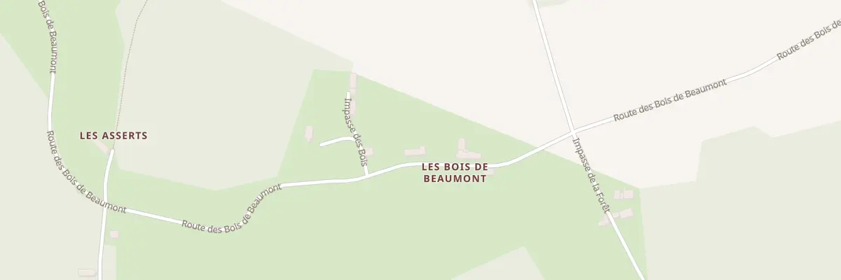 Plan du 13 Rte des Bois de Beaumont à Murlin