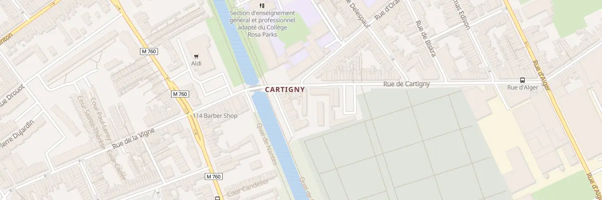 Plan du 8 Rue de Cartigny à Roubaix