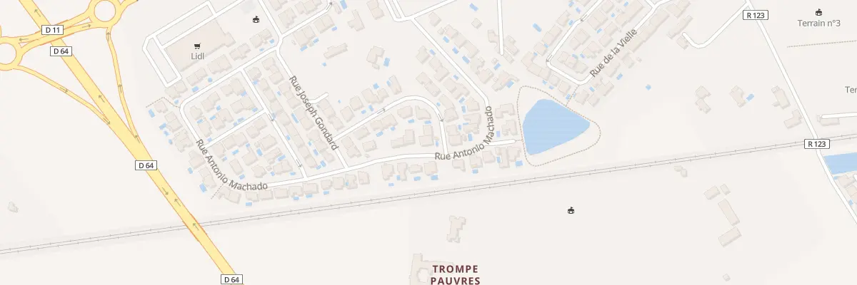 Plan du 130 Rue Raymond Ros à Béziers