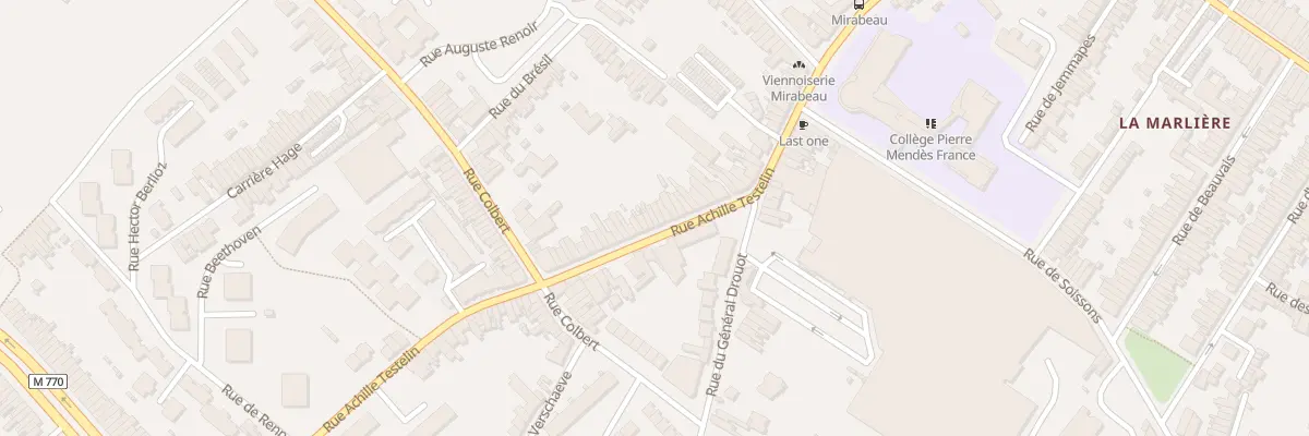 Plan du 161 Rue Achille Testelin à Tourcoing