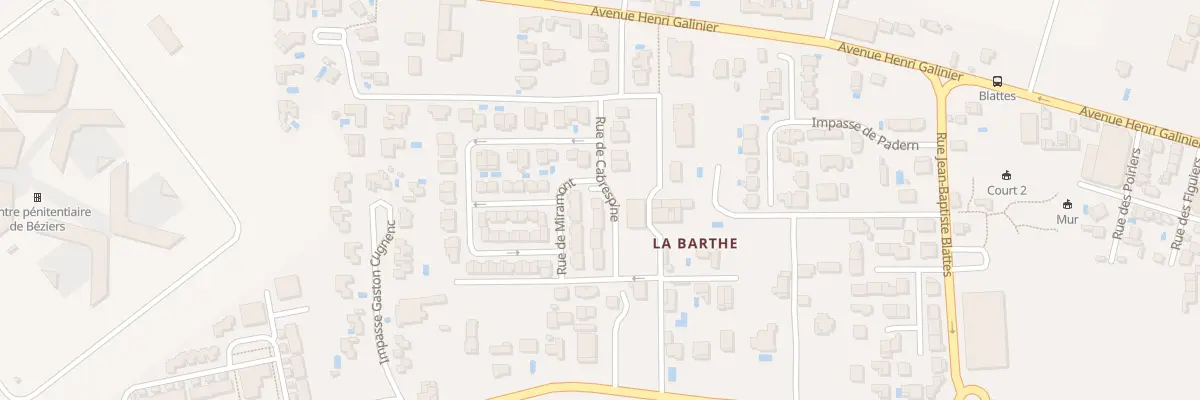 Plan du 91 Rue de la Cabrespine à Béziers