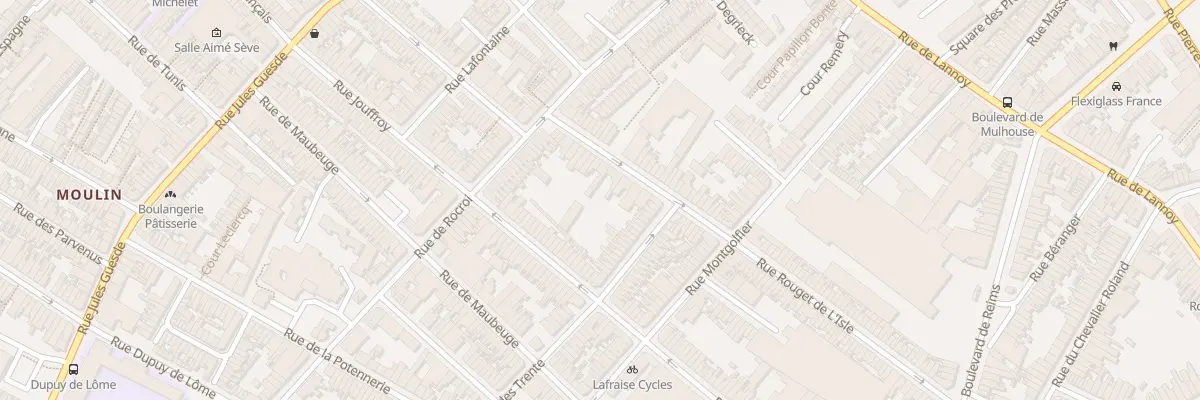 Plan du 18 Rue Louis Decottignies à Roubaix
