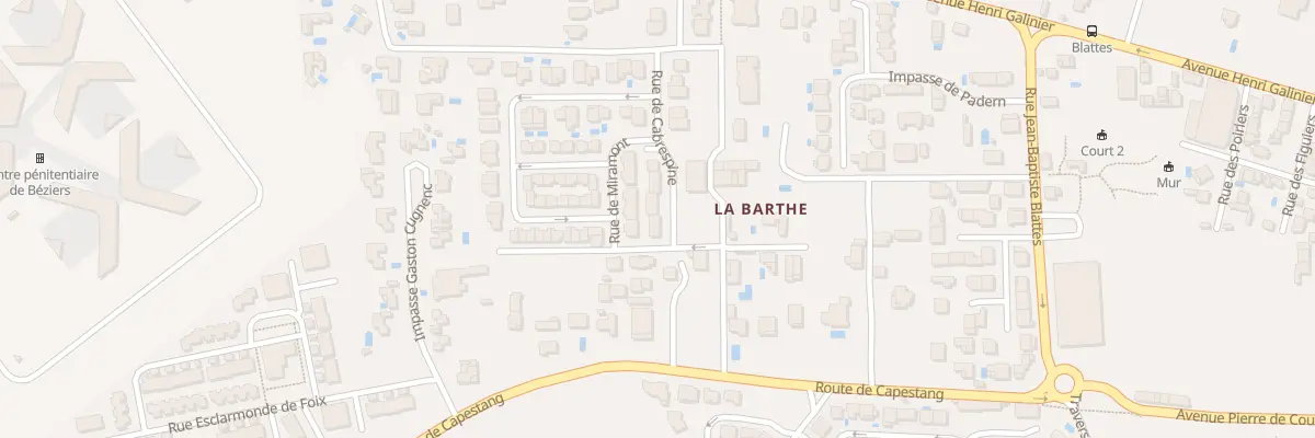 Plan du 137 Rue de la Cabrespine à Béziers
