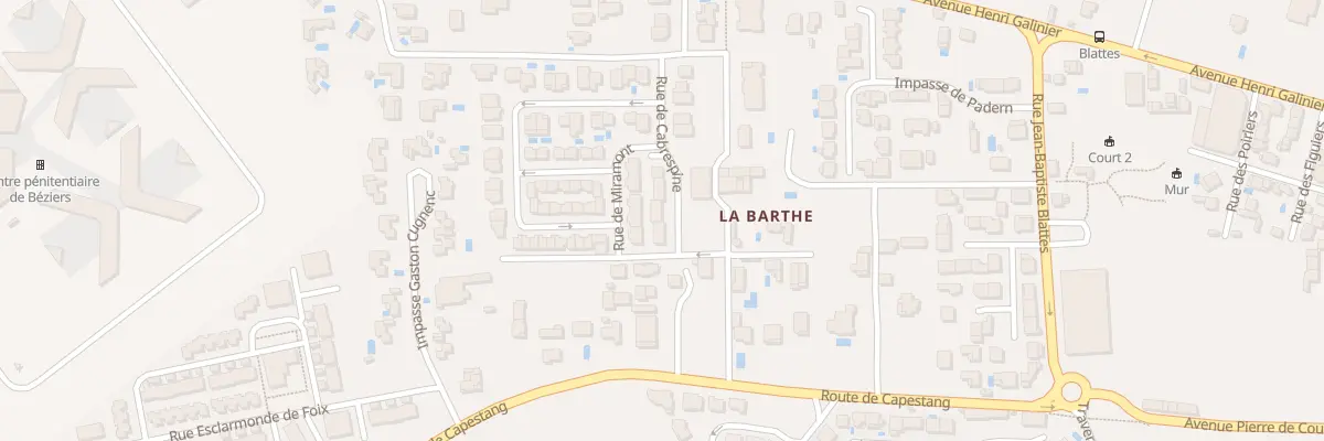 Plan du 131 Rue de la Cabrespine à Béziers