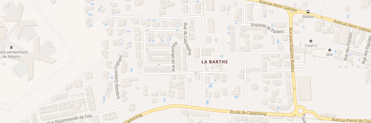 Plan du 127 Rue de la Cabrespine à Béziers