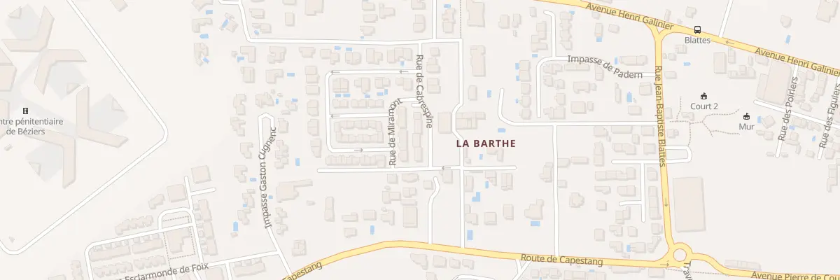 Plan du 123 Rue de la Cabrespine à Béziers