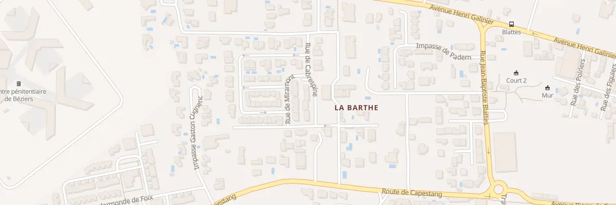 Plan du 119 Rue de la Cabrespine à Béziers