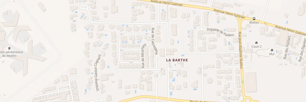 Plan du 97 Rue de la Cabrespine à Béziers