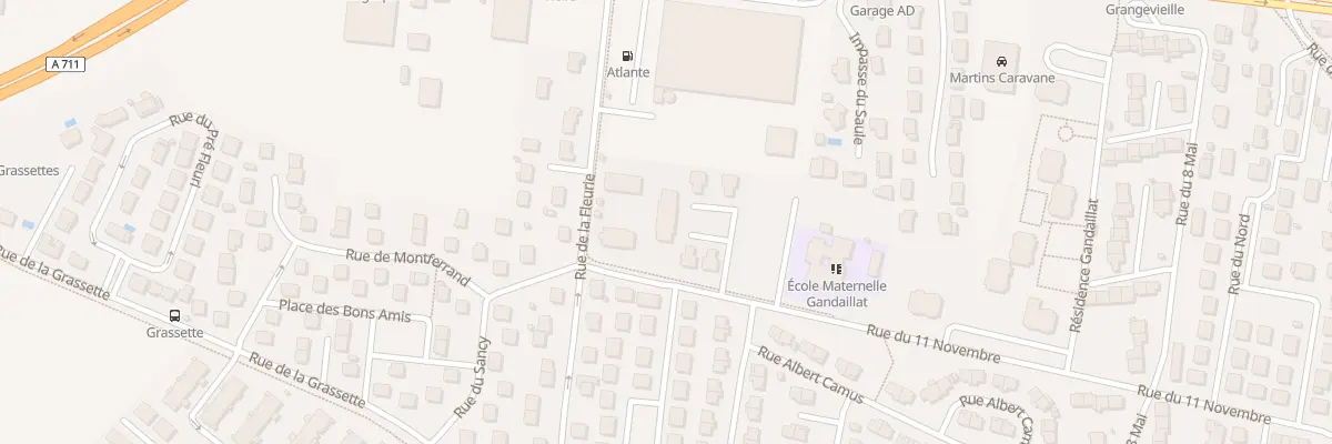Plan du 18 Rue de la Fleurie à Lempdes
