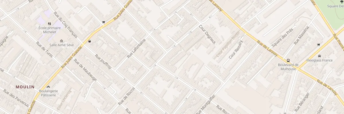 Plan du 73 Rue de Rocroi à Roubaix