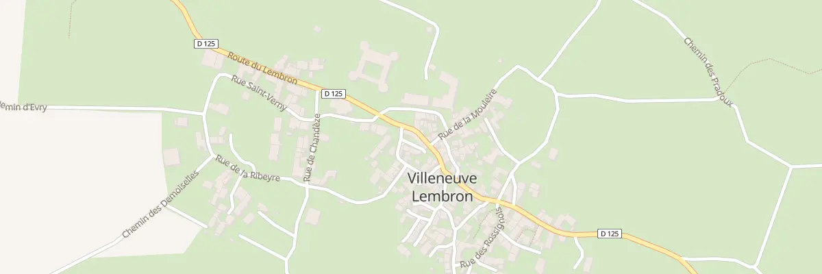 Plan du 9005 Rte de Lembron à Villeneuve