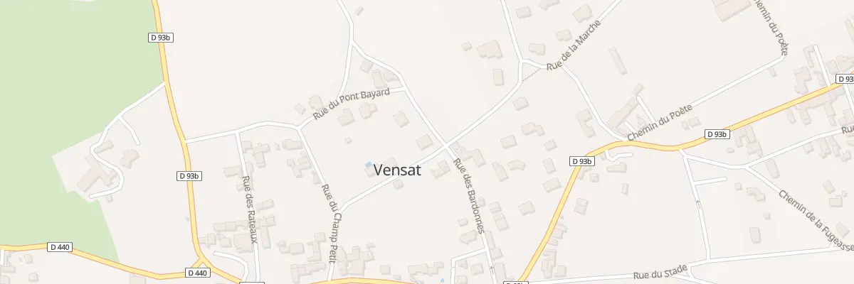 Plan du 18 Rue de la Marche à Vensat
