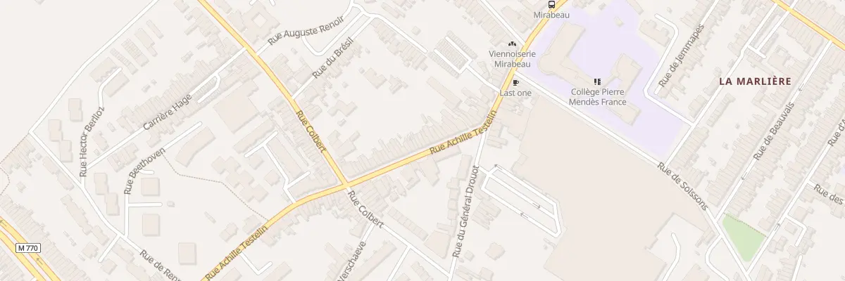 Plan du 163 Rue Achille Testelin à Tourcoing