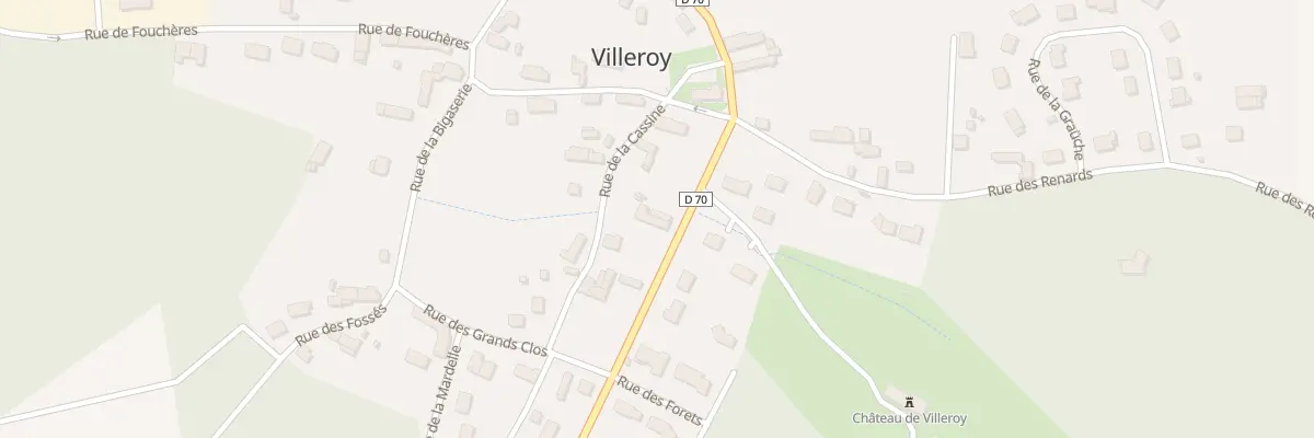 Plan du 4 Rue de la Haie Pelerine à Villeroy