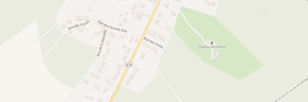 Plan du 4 Rue des Forêts à Villeroy