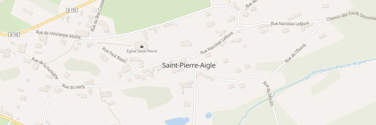 Plan du 7 Rue Joseph Petitbrouaud à Saint-Pierre-Aigle