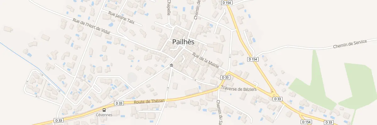 Plan du 8 Imp des Ecuries à Pailhès