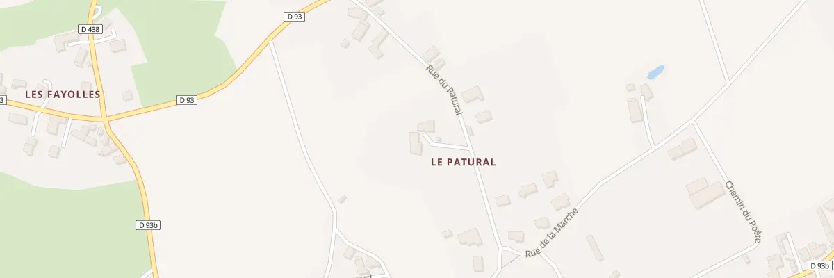 Plan du 2 Rue du Patural à Vensat