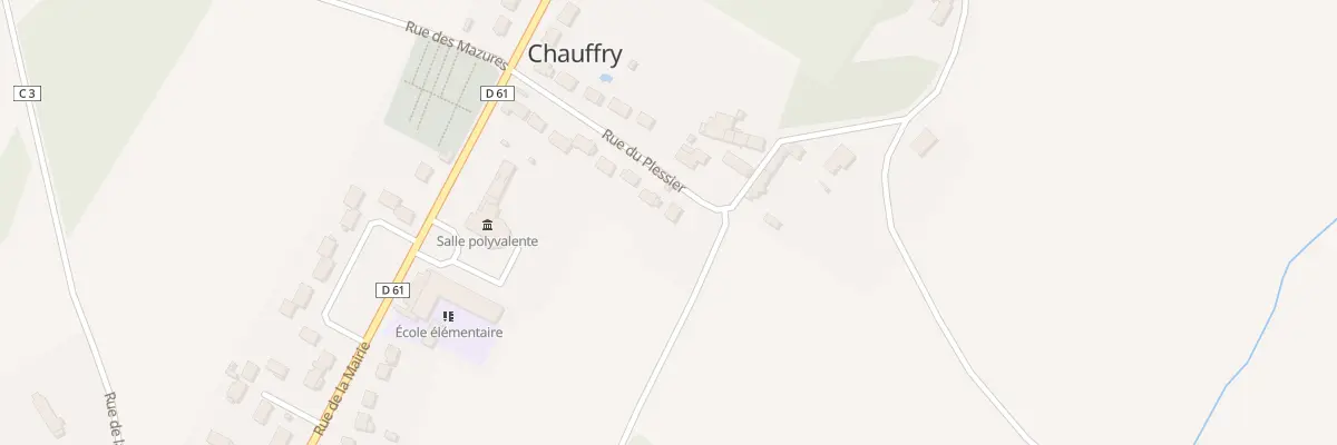 Plan du 7 Rue du Plessier à Chauffry