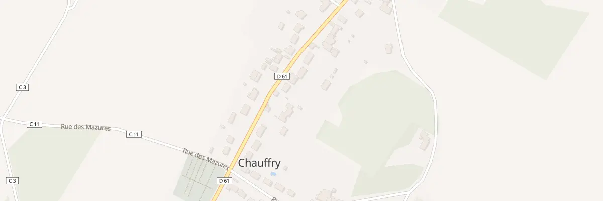 Plan du 25 Rue de la Mairie à Chauffry