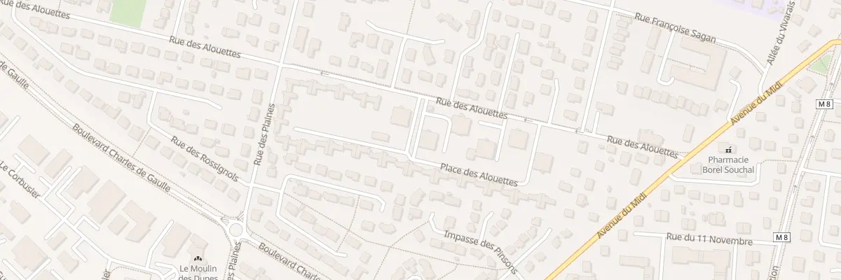 Plan du 25 Rue des Plaines à Cournon-d’Auvergne