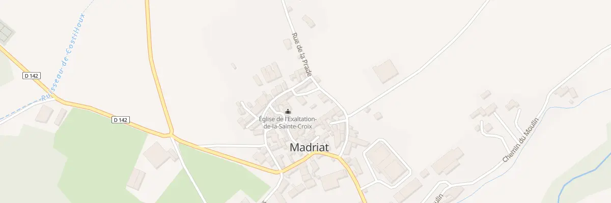 Plan du 2 Rle du Relais à Madriat
