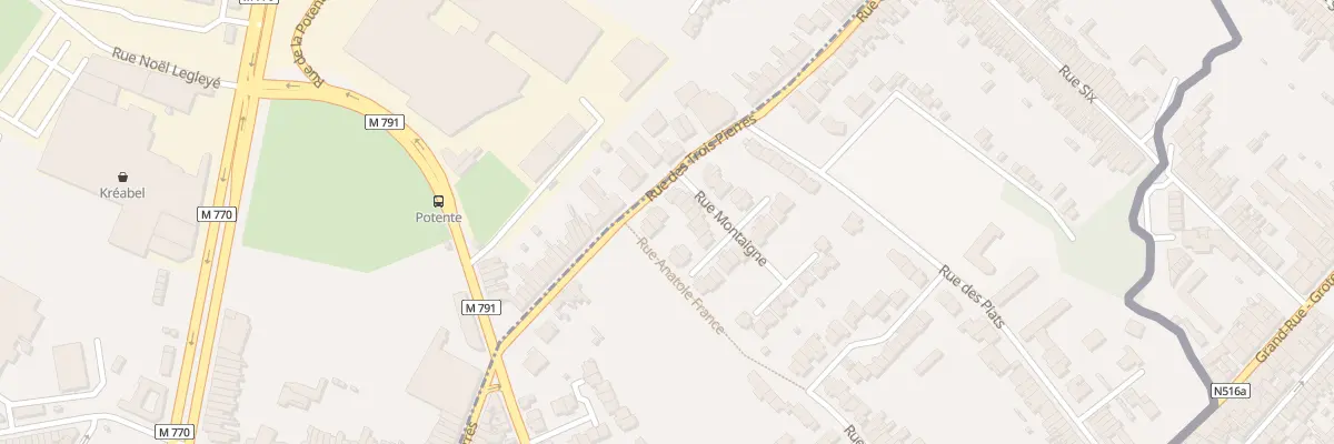 Plan du 104 Rue des Trois Pierres à Wattrelos