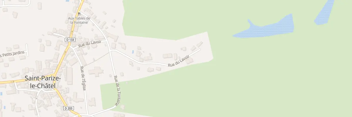 Plan du 31 Rue du Lavoir à Saint-Parize-le-Châtel