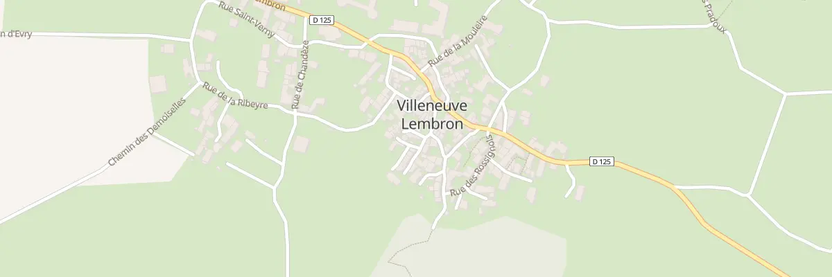 Plan du 9005 Rue des Girodets à Villeneuve