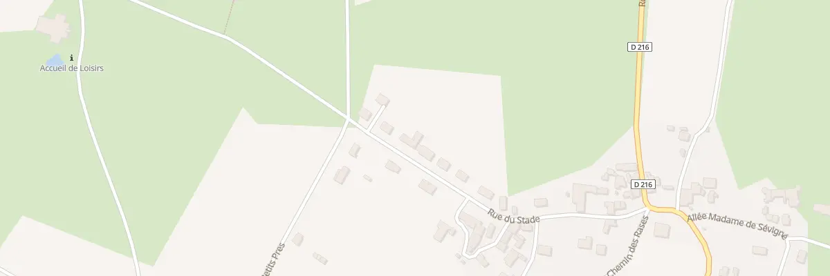 Plan du 24 Rue du Stade à Mazerier