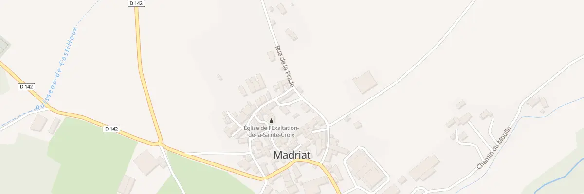 Plan du 1 Rle du Relais à Madriat