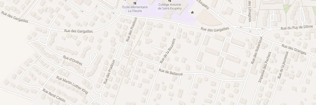 Plan du 49 Rue de la Boureire à Lempdes