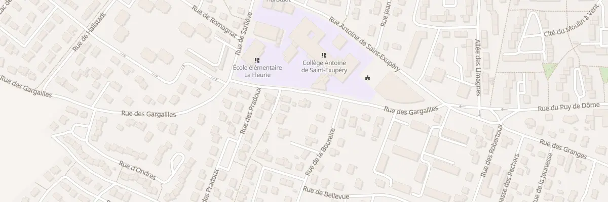 Plan du 7 Rue des Gargailles à Lempdes