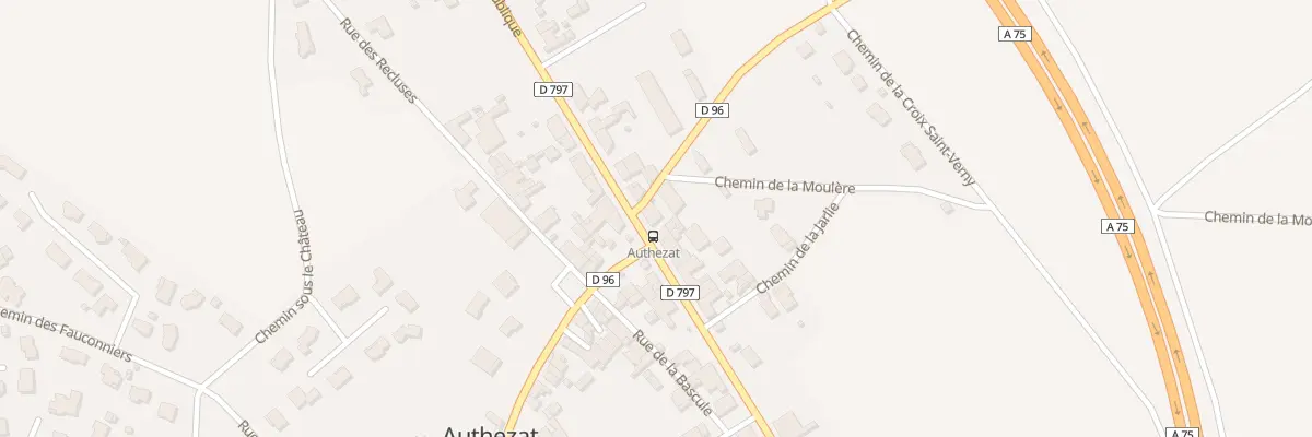 Plan du 31 Rue de la République à Authezat