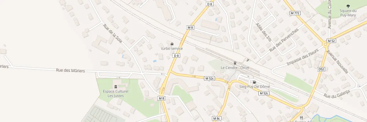 Plan du 1B Av Centrale au Cendre