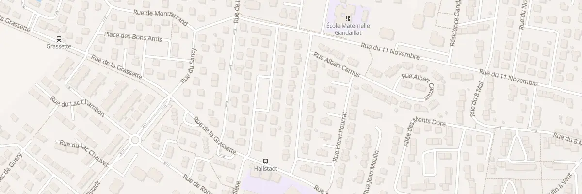 Plan du 19 Rue du 19 Mars 1962 à Lempdes