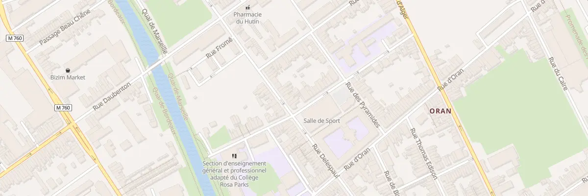 Plan du 80 Rue Delespaul à Roubaix