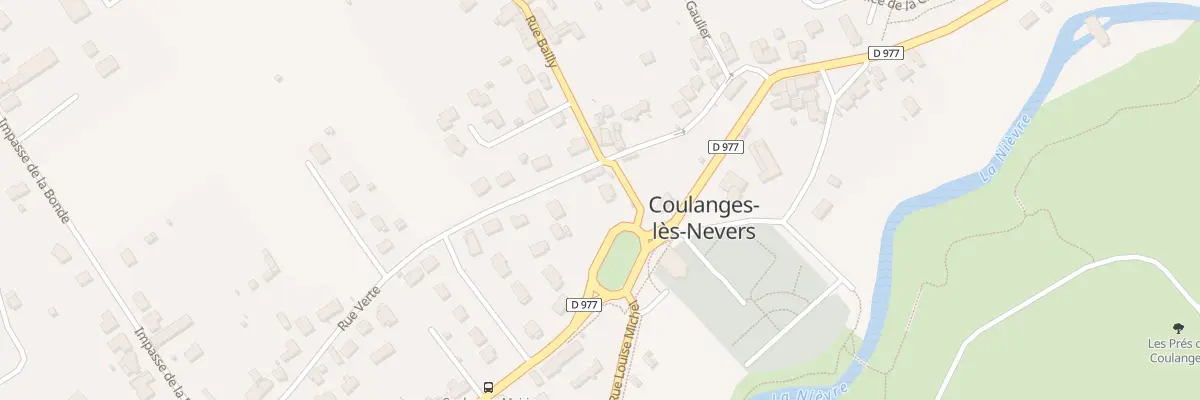 Plan du 1 Rue Bailly à Coulanges-lès-Nevers