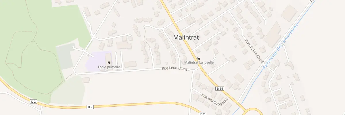 Plan du 29 Rue de la Résistance à Malintrat