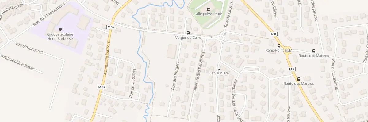 Plan du 11 Rue des Vergers au Cendre