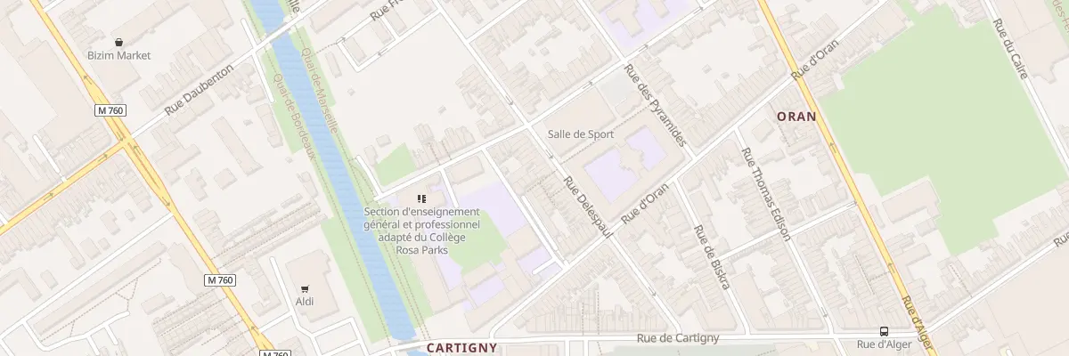 Plan du 1 Crs Masurel D Rue Delespaul 67 à Roubaix